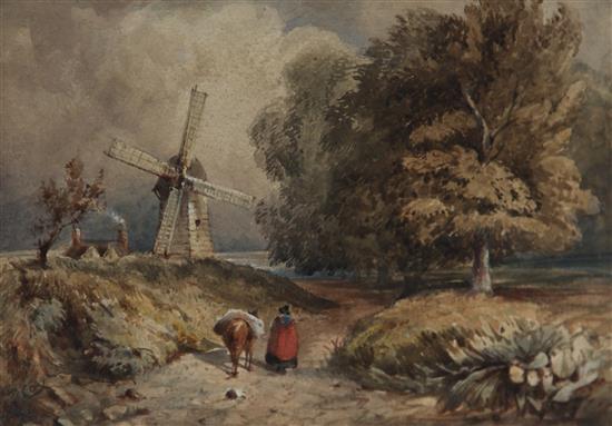 Attributed to David Cox Snr (1783-1859) Near Llanrhos 7 x 10in.